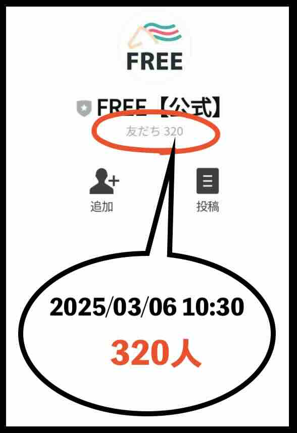 「FREE」の会員数